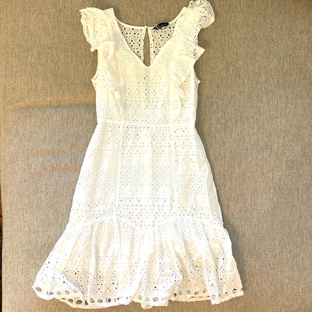 White Eyelet Dress